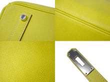 Load image into Gallery viewer, 極美品 激レア HERMES エルメス ハンドバッグ バーキン 35 ◻︎O刻 シルバー金具 エプソン キャンディバーキン ライム 中古 62820