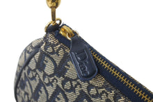 Load image into Gallery viewer, ChristianDior クリスチャンディオール サドルポーチ ワンショルダーバッグ トロッター MC 1012 ネイビー 美品 中古 62823