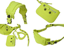 Load image into Gallery viewer, BALENCIAGA バレンシアガ Le Cagole Xs Shoulder Bag 671309 7206 002123 ショルダーバッグ ネオンイエロー 美品 中古 62825