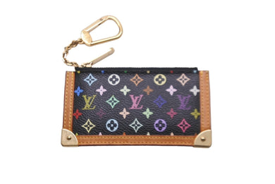 LOUIS VUITTON ルイヴィトン ポシェットクレ コインケース モノグラム マルチカラー 村上隆 M92654 ゴールド金具 美品 中古 62833
