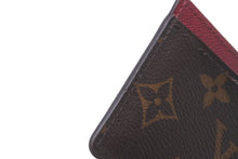 Load image into Gallery viewer, 極美品 LOUIS VUITTON ルイヴィトン カードケース M60703 ポルト カルト サーンプル モノグラム フューシャ ブラウン 中古 62834