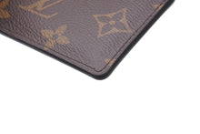 Load image into Gallery viewer, 極美品 LOUIS VUITTON ルイヴィトン カードケース M60703 ポルト カルト サーンプル モノグラム フューシャ ブラウン 中古 62834