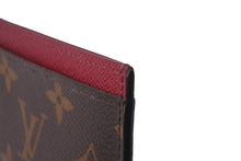 Load image into Gallery viewer, 極美品 LOUIS VUITTON ルイヴィトン カードケース M60703 ポルト カルト サーンプル モノグラム フューシャ ブラウン 中古 62834