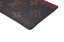 Load image into Gallery viewer, 極美品 LOUIS VUITTON ルイヴィトン カードケース M60703 ポルト カルト サーンプル モノグラム フューシャ ブラウン 中古 62834