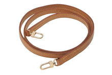 Load image into Gallery viewer, LOUIS VUITTON ルイヴィトン ショルダーストラップ ナチュラル ベージュ ヌメ革 ゴールド金具 美品 中古 62835