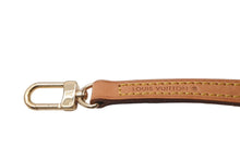 Load image into Gallery viewer, LOUIS VUITTON ルイヴィトン ショルダーストラップ ナチュラル ベージュ ヌメ革 ゴールド金具 美品 中古 62835