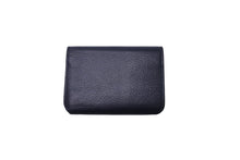 Load image into Gallery viewer, BALENCIAGA バレンシアガ 三つ折り財布 ミニウォレット ブランドロゴ カーフ ネイビー ホワイト 美品 中古 62842