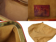 Load image into Gallery viewer, 極美品 LOUIS VUITTON ルイヴィトン モノグラムウォーターカラー リチャードプリンス パピヨン ハンドバッグ M95730 ブラウン レッド 中古 62844