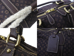 LOUIS VUITTON ルイ ヴィトン キーポル45 モノグラム ミニラン ボストンバッグ M40019 ゴールド金具 プリント 美品 中古 62845
