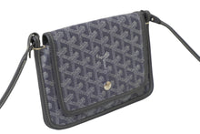 Load image into Gallery viewer, 極美品 GOYARD ゴヤール プリュメ ショルダーバッグ ポーチウォレット PLUMETPMLTY50CL50P PVC レザー グレー 中古 62846