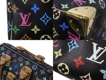 Load image into Gallery viewer, 極美品 LOUIS VUITTON ルイヴィトン ハンドバッグ スピーディ 30 M92642 村上隆 マルチカラー ブラック 中古 62847