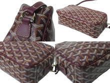 Load image into Gallery viewer, 極美品 GOYARD ゴヤール カップヴェール ショルダーバッグ ボルドー ヘリンボーン柄 ショルダーバッグ 中古 62849