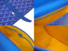 Load image into Gallery viewer, GOYARD ゴヤール ベルヴェデーレMM ショルダーバッグ BELVE3MMLTY10CG10P ブルー PVC レザー シルバー金具 美品 中古 62851