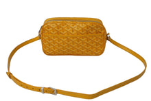 Load image into Gallery viewer, GOYARD ゴヤール カップヴェール ショルダーバッグ イエロー ヘリンボーン柄 ロゴ 斜めがけ カバン 美品 中古 62852