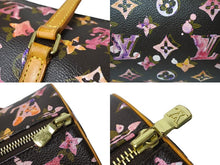 Load image into Gallery viewer, 極美品 LOUIS VUITTON ルイヴィトン モノグラムウォーターカラー パピヨン30 M95753 ハンドバッグ ブラウン ピンク 中古 62854