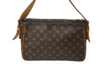 Load image into Gallery viewer, LOUIS VUITTON ルイヴィトン ショルダーバッグ ヴィバシテGM M51163 ブラウン PVC レザー ゴールド金具 美品 中古 62863