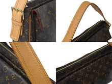 Load image into Gallery viewer, LOUIS VUITTON ルイヴィトン ショルダーバッグ ヴィバシテGM M51163 ブラウン PVC レザー ゴールド金具 美品 中古 62863