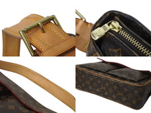 Load image into Gallery viewer, LOUIS VUITTON ルイヴィトン ショルダーバッグ ヴィバシテGM M51163 ブラウン PVC レザー ゴールド金具 美品 中古 62863
