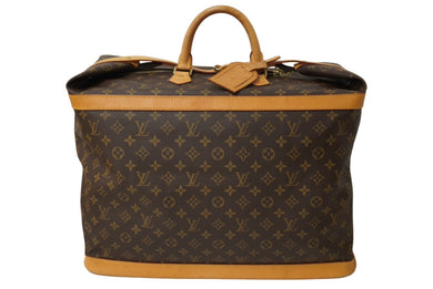 LOUIS VUITTON ルイヴィトン モノグラム クルーザーバッグ 50 M41137 SP0062 ボストンバッグ レザー ブラウン 美品 中古 62864