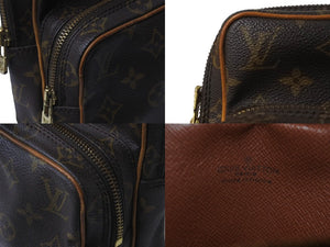 LOUIS VUITTON ルイヴィトン モノグラム ミニアマゾン ショルダーバッグ M45238 キャンバス ブラウン 美品 中古 62866