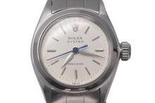 Load image into Gallery viewer, ROLEX ロレックス 時計 Ref.6410 オイスタープレシジョン 手巻き ホワイト ステンレススチール 美品 中古 62874