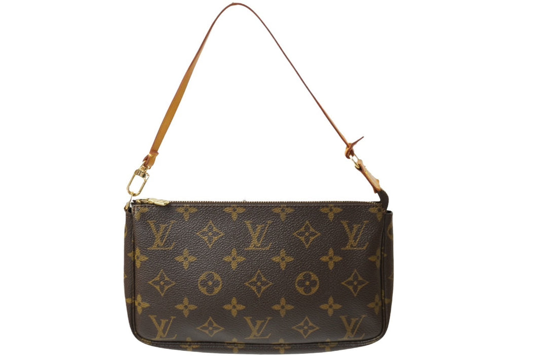 極美品 LOUIS VUITTON ルイヴィトン アクセサリーポーチ ポシェットアクセソワール M51980 モノグラム 中古 62878