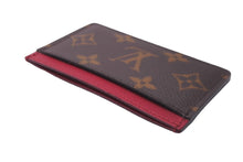 Load image into Gallery viewer, 新品同様 LOUIS VUITTON ルイヴィトン カードケース M60703 ポルト カルト サーンプル モノグラム フューシャ ブラウン 中古 62879