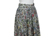 Load image into Gallery viewer, 極美品 Christian Dior クリスチャンディオール ミルフルール フラワー プリーツ ロングスカート 111J15A3887 サイズ36 中古 62886