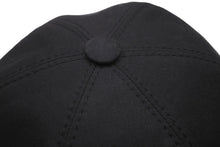 Load image into Gallery viewer, CHANEL シャネル キャップ 帽子 ココマーク 刺繍 調節可能 コットン ブラック ホワイト シルバー金具 良品 中古 62887