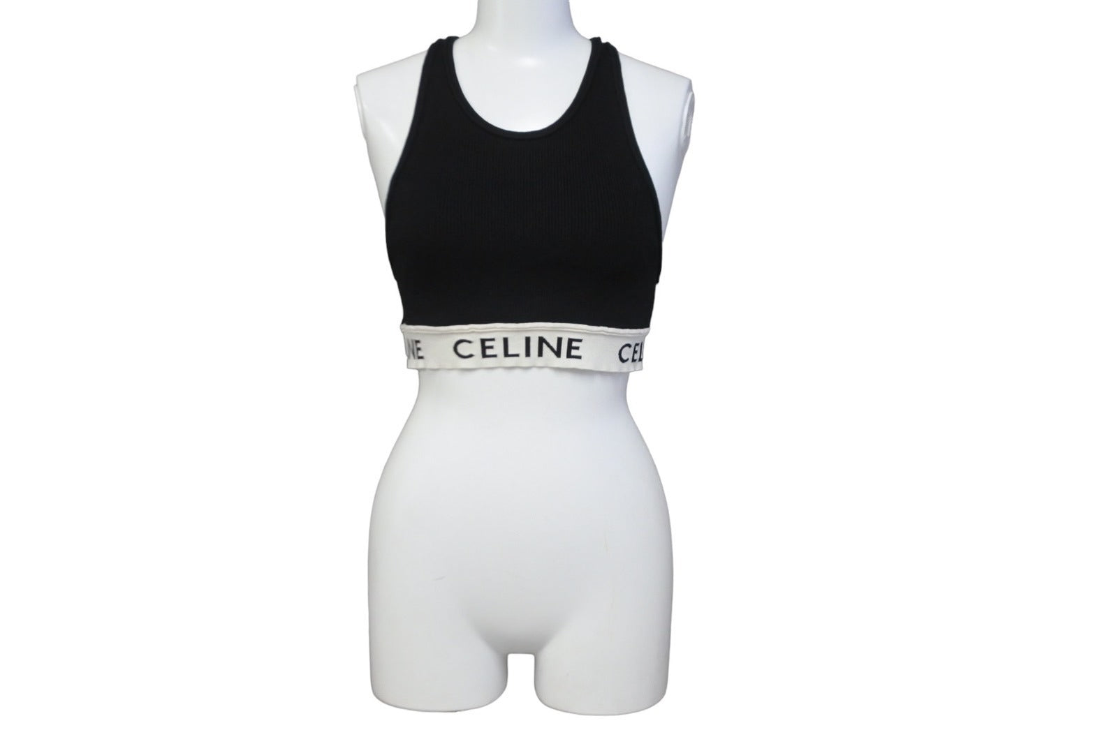 入手困難【CELINE】アスレチックニットクロスバックスポーツブラ