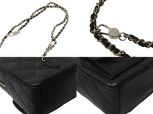 Load image into Gallery viewer, 新品未使用 23年完売 CHANEL シャネル ミニリュック AP3753 チェーン ココマーク ブラック キャビアスキン ゴールド金具 中古 62917