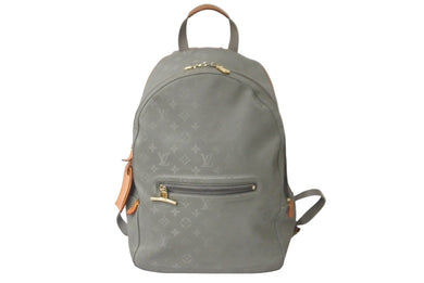 LOUIS VUITTON ルイヴィトン モノグラム チタニウム バックパックPM リュック M43882 カーキ ロゴ バックパック 美品 中古 62920