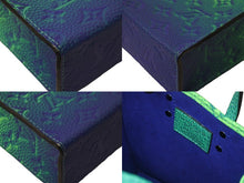 Load image into Gallery viewer, 極美品 LOUIS VUITTON ルイヴィトン バッグ サックプラXS イリュージョン 22年コレクション 2way グリーン M81221 レザー 中古 62921