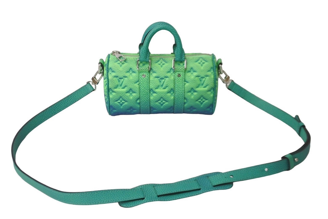 極美品 LOUISVUITTON ルイヴィトン M59691 キーポルXS トリヨンイリュージョン 2WAY ショルダーバッグ 中古 62922
