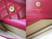 Load image into Gallery viewer, CHANEL シャネル チェーンミニショルダーバッグ ココボール 30番台 ラムスキン ピンク ゴールド金具 美品 中古 62926