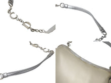 Load image into Gallery viewer, Christian Dior クリスチャンディオール ハンドバッグ ビーズ 09BM-1003 2003年 ガリアーノ シルク ホワイト シルバー金具 中古 62929
