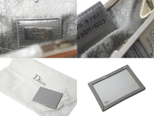 Load image into Gallery viewer, Christian Dior クリスチャンディオール ハンドバッグ ビーズ 09BM-1003 2003年 ガリアーノ シルク ホワイト シルバー金具 中古 62929