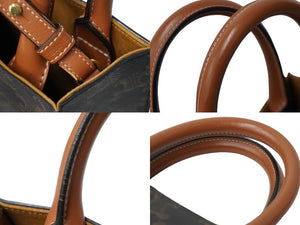 極美品 CELINE セリーヌ ショルダーバッグ ミニ バーティカル トリオンフ キャンバス ブラウン 194372BZK.04LU ロゴプリント 中古 62934