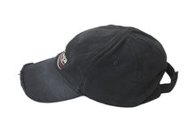 Load image into Gallery viewer, 未使用 BALENCIAGA バレンシアガ POLITICAL DESTROYED キャップ 661884 410B2 コットン ブラック 中古 62937