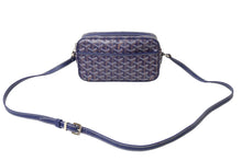 Load image into Gallery viewer, GOYARD ゴヤール ブラック カップヴェール PM 斜め掛けショルダーバッグ ポシェット ネイビー 美品 中古 62939