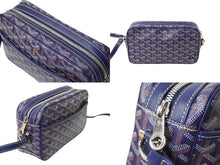 Load image into Gallery viewer, GOYARD ゴヤール ブラック カップヴェール PM 斜め掛けショルダーバッグ ポシェット ネイビー 美品 中古 62939