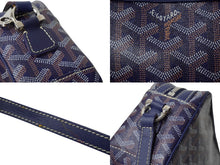 Load image into Gallery viewer, GOYARD ゴヤール ブラック カップヴェール PM 斜め掛けショルダーバッグ ポシェット ネイビー 美品 中古 62939