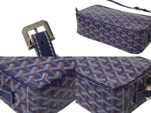 Load image into Gallery viewer, GOYARD ゴヤール ブラック カップヴェール PM 斜め掛けショルダーバッグ ポシェット ネイビー 美品 中古 62939