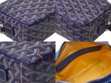 Load image into Gallery viewer, GOYARD ゴヤール ブラック カップヴェール PM 斜め掛けショルダーバッグ ポシェット ネイビー 美品 中古 62939