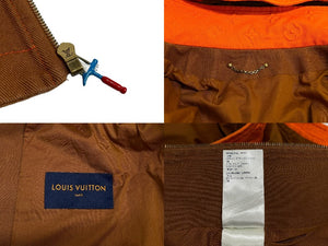 極美品 LOUIS VUITTON ルイヴィトン モノグラムフーデッドデニム