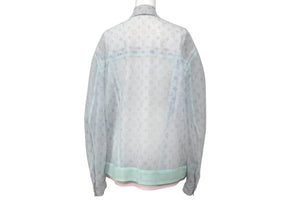 極美品 LOUIS VUITTON ルイヴィトン マルチカラーチュールジャケットブルゾン 20SS RM201 TED HIJ79E 1A7R52 サイズ44 中古 62950