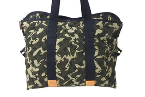 LOUIS VUITTON ルイヴィトン モノグラモフラージュ トレイ トートバッグ M95783 村上隆 マークジェイコブス カーキ 美品 中古 62951