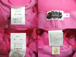 A BATHING APE アベイシングエイプ スカート カモフラージュ 001SKC202501X コットンピンク 美品 中古 62954 