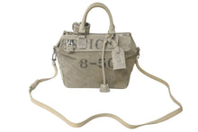 Load image into Gallery viewer, READY MADE レディメイド ジムバック 2wayハンドバッグ RE-CO-WH-00-00-00 コットンキャンバス カーキ シルバー金具 中古 62955