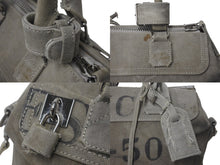 Load image into Gallery viewer, READY MADE レディメイド ジムバック 2wayハンドバッグ RE-CO-WH-00-00-00 コットンキャンバス カーキ シルバー金具 中古 62955